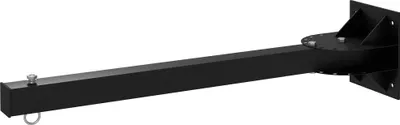 Produktbild von Boxsackhalterung, Wandmontage, 9 Winkel, Stahl, bis 100 kg, Schwarz
