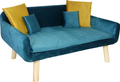 Produktbild von Rohrschneider Hundesofa Nando petrol Gr.2
