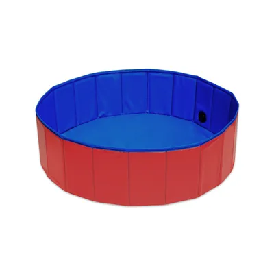 Produktbild von Hundepool Planschbecken Kinder Pool Baby Hundebad Rot 80 x 30 cm R3