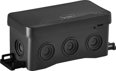 Zdjęcie produktu dla Aufputzdose 45X40X85Mm Ip54 Schwarz Ns8 Fastbox&Hook - 35357107 - Simet 10St