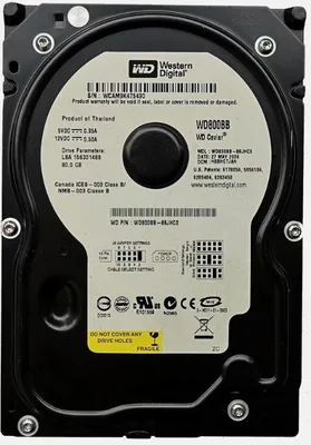 Produktbild von Western Digital WD800BB 80GB 7200RPM PATA IDE 3,5' interne Festplatte