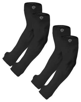 Immagine prodotto di Maniche compressive per braccia, protezione UV, per uomo e donna, 2 paia, colore nero