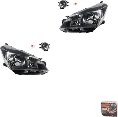 Produktbild von Scheinwerfer Satz + Osram Night Breaker Laser passend für Toyota Yaris XP13 14-17 8121002110 B000978080 8122002110 B000978180 811300DA10 811700 Johns