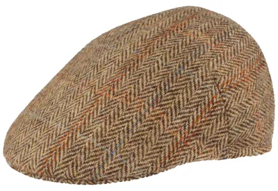 Imagen del producto de Gorra plana estilo "flatcap" de la marca Harris-Tweed, color beige, talla M