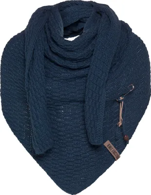 Produktbild von Knit Factory Jaida Dreiecksschal - Jeans - 190x85 cm