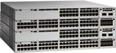 Obrázek produktu pro Cisco Catalyst 9300, Řízený, L3, Podpora napájení po Ethernetu (PoE), Instalace do racku