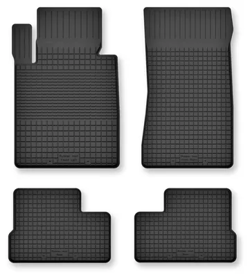 Obrázek produktu pro Gumové vaničkové autokoberce pro: Mini Clubman R55 2006- hatchback černé 4 ks
