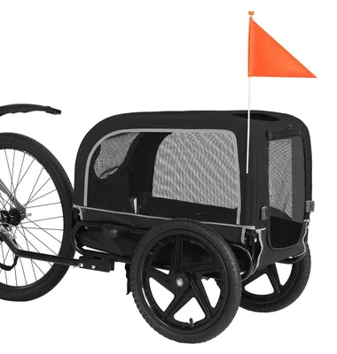 Image de Sepnine 20303N Remorque pour Animaux – Pliable, Étanche, 23KG - Gris