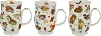 Image de Tasses Suffolk, « Animal Life » - choix de motifs : lot de 3 (1 motif A, B et C chacun)