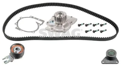 Produktbild von SWAG 33 10 1679 Zahnriemensatz + Wasserpumpe für FORD MONDEO IV Turnier (BA7) Focus II Schrägheck (DA, HCP, DP) S-MAX (WA6) MONDEO IV (BA7) für VOLVO
