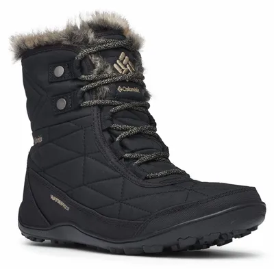Produktbild von Columbia Minx Shorty III wasserdichte Schneestiefel für Damen, Schwarz (Black x