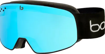 Produktbild von Bolle Skibrille NEVADA Small Black Corp Matte - Light Vermillon BlueSemi -