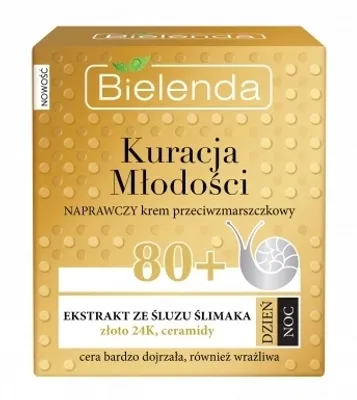 Obrázek produktu pro Regenerační krém proti vráskám 80+ - Bielenda, 50 ml