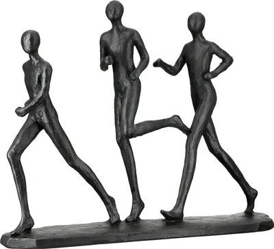 Obrázek produktu pro Gilde Skulptur, "Active", Poly, schwarz, VE 2, L. 6 cm, B. 29 cm, H. 23 cm