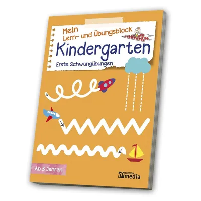 Produktbild von Mein Lern- & Übungsblock Kindergarten - Erste Schwungübungen