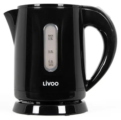 Obrázek produktu pro LIVOO Mini varná konvice 0,8 litru 1100 W ukazatel hladiny DOD114N černá