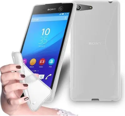 Produktbild von Cadorabo Schutzhülle für Sony Xperia M5 Hülle in Transparent Handyhülle Case TPU Silikon Etui
