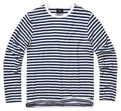Produktbild von Brandit Langarmshirt Herren Ringelshirt Longsleeve navy/weiß XXL