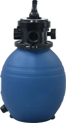 Immagine prodotto di vidaXL Filtro a sabbia per piscina con valvola a 4 vie blu 300 mm