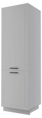 Produktbild von Vorratsschrank KVANTUM Q-D14/DP/60/207 2-türig 60cm Korpus- & Frontfarbe wählbar,dust grey matt,grau