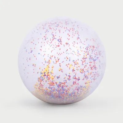 Image de TickiT Balle en perles colorées 31 cm - Balle de jeu gonflable