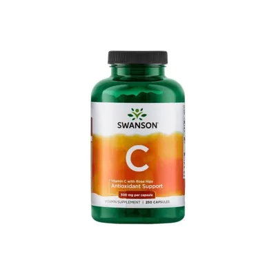 Productafbeelding van Swanson Witamina C 500 + Dzika róża (250 caps) 7693