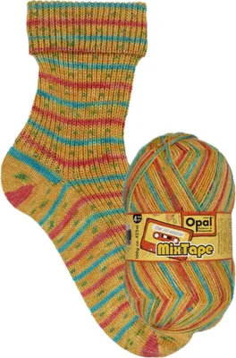 Produktbild von Opal Mixtape 4-fädige Pullover-/Sockenwolle,100g/425m,75% Schurwolle/25% Polyamid 11494 Töne d. Herzens