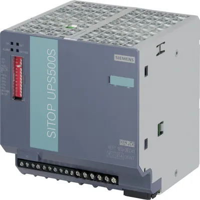 Produktbild von Siemens SITOP UPS500S/DC/DC24V/15A/2.5KWS, Standby (Offline), 360 W, 24 V, 24 V, 24 V, 24,7 V