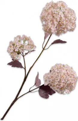 Produktbild von Silk-ka Kunstblume Seidenblume Schneeballzweig rosa-weiß 107 cm
