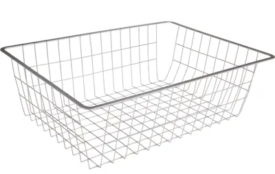 Produktbild von phoenix Drahtkorb Staxx einfaches Clicksystem,Belastbar bis 20kg, Erstelle dein eigenens Stauraumsystem,silber 124227SI