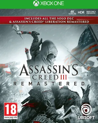 Obrázok produktu pre Ubisoft Assassin's Creed III Remastered, Xbox One, M (Mature)