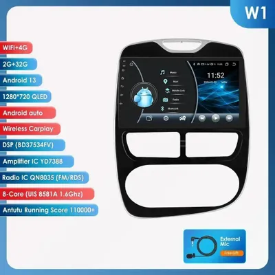 Productafbeelding van 2Din Android Autoradio - Multimedia Speler - Auto Radio - Headunit - Navigatiesysteem - 10,1 Inch Touchscreen