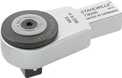 Produktbild von STAHLWILLE 58251065, Torque wrench end fitting, Chrom, 1 Stück(e), 1,11 kg