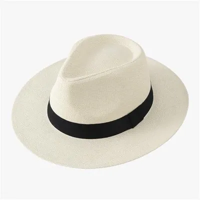Produktbild von 2026 Sommer Sonnenhut für Herren – breite Krempe 10cm – Strohhut im Cowboy-Stil – atmungsaktiver Strandhut für Outdoor, Reisen, Angeln, Gartenarbeit