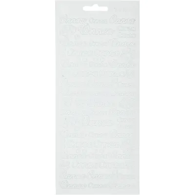 Produktbild von Creativ Firmenaufkleber, Onnea, Blatt 10x23 cm, weiß, 1 Blatt
