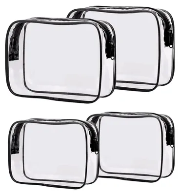 Produktbild von Transparente Kosmetiktaschen, 4 Stück