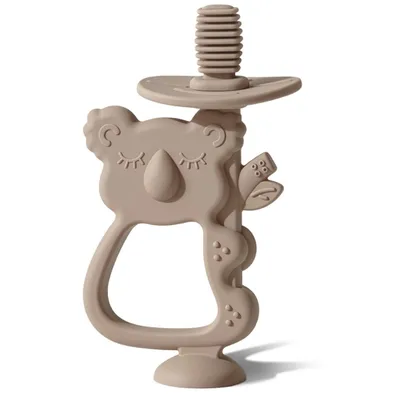 Produktbild von Baby Beißring Koala mit Saugnapf – Silikon Zahnungsspielzeug ab 6 Monaten