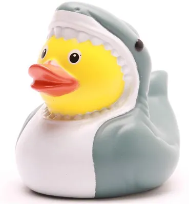 Produktbild von Badeente Haifisch Vinyl 7,5 cm