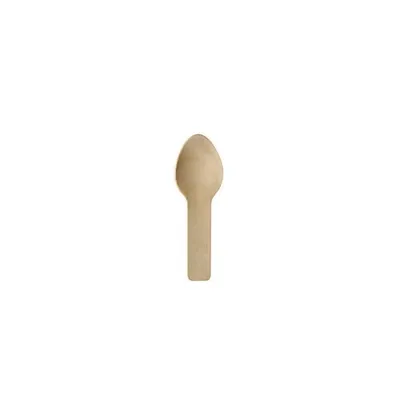 Produktbild von 100 Papstar Fingerfood - Löffel, Holz pure 7,6 cm 88337