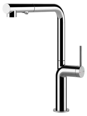Produktbild von Gessi 60311, Ziehen, Chrom, Hebelgriffe, Einzelbild, 3/8", 360°