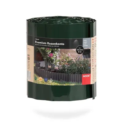 Produktbild von Rasenkante Premium 15cm x 9 lfm grün