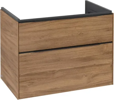Image de Villeroy & Boch Subway 3.0 armoire sous lavabo, 2 tiroirs, 772x576x478mm, C57401RH