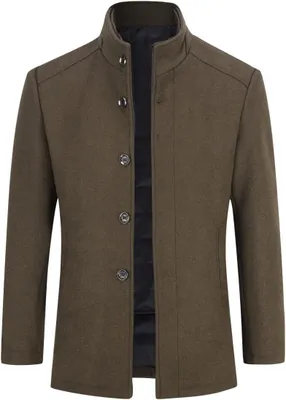 Produktbild von Manteljacken im Trenchcoat-Stil mit hochgeschlossenem Kragen und abnehmbarer, gesteppter Weste