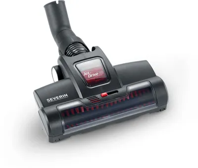 Produktbild von SEVERIN Jet-Drive Turbobürste TB 7216, Kunststoff, rotschwarz, für Tiefenreinigung von Teppichen, Matratzen, Tierhaaren, Feinstaub, passend für 32/35 mm Rohrdurchmesser
