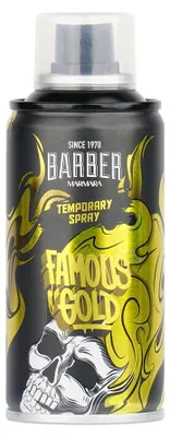 Obrázek produktu pro MARMARA BARBER Barevný sprej na vlasy zlatý 150 ml
