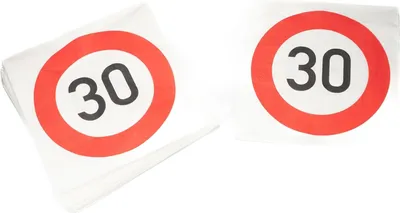 Produktbild von Happy Birthday 30 Servietten 3-lagig 20er