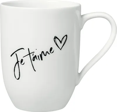 Produktbild von Villeroy & Boch Statement Becher mit Henkel "Je t'aime" 280ml