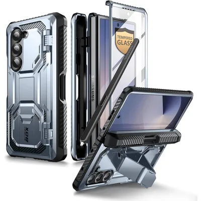Obrázok produktu pre Ochranné puzdro s držiakom pre S Pen a ochranou obrazovky pre Samsung Galaxy Z Fold 6, modrej farby