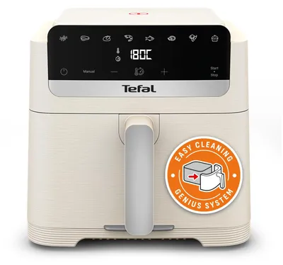 Productafbeelding van Tefal Easy Fry Mega Compact EY866AE0, heteluchtfriteuse, 7,5 liter, 40 °C, 200 °C, geschikt voor 6 personen, vrijstaand