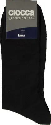 Image de 1 paire de chaussettes courtes pour homme, 80 % laine, CIOCCA, référence 888/1, taille 13 - pointure 46/47, 80 % laine, 20 % polyamide